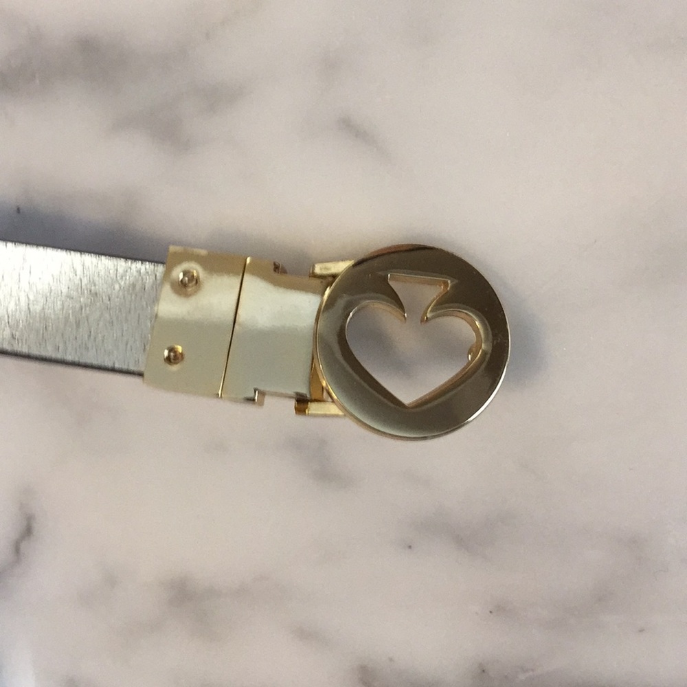 Reversible Kate Spade Tan/Gold Belt NWOT